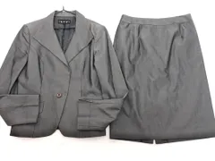 INDIVI インディヴィ セットアップ ジャケット スカート スーツ size40/グレー ◇■ レディース