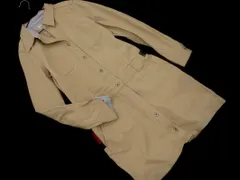 tommy girl トミーガール シャツ ワンピース sizeS P/ベージュｘ赤ｘ青 ◇■ レディース