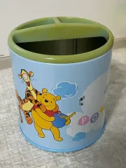 レトロ文具 ディズニー クマのプーさん 鉄製 鉛筆立て ファン立て 収納 在庫整理