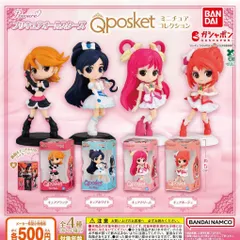 プリキュアオールスターズ Q posket キューポスケット ミニチュアコレクション [全4種セット フルコンプ] ガチャガチャ カプセルトイ