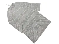 ZARA basic ザラ ベーシック グレンチェック Iライン ワンピース sizeS/白ｘ黒 ◇■ レディース