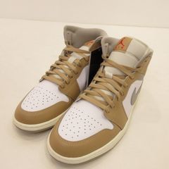 未使用 NIKE Air Jordan 1 MID ベージュ 30.5cm - メルカリ