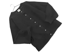 coen コーエン スナップボタン ニット カーディガン sizeM/黒 ◇■ レディース