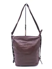 Kitamura キタムラ レザー 2WAY ショルダー バッグ 茶 ■■ レディース