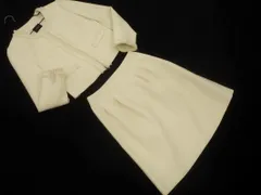 ONEIROS オネイロス セットアップ ジャケット スカート スーツ size上9AR下64-91/アイボリー ◇■ レディース