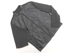 COMME CA ISM コムサイズム 切替 シングル ライダース ジャケット sizeL/黒 ◇■ メンズ