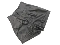 GRL グレイル フェイクレザー ハイウエスト ショート パンツ sizeM/黒 ◇■ レディース