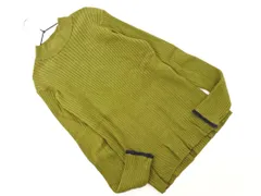 Discoat ディスコート リブ ニット セーター sizeL/緑 ◇■ レディース