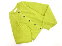 simplicite シンプリシテェ ニット カーディガン 黄緑 ◇■ レディース