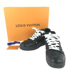 【中古品】LOUIS VUITTON ルイ・ヴィトン LV トレイナースニーカー 1AARF3 牛革 イタリア製 シューズ 靴 【179-251212-yy-01-tag】