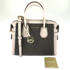 【中古品】Michael Kors マイケルコース マーサー トップジップ ベルテッド サッチェル スモール MKシグネチャー 35F2GM9S1B 2WAYバッグ カバン 【188-251212-yy-05-tag】