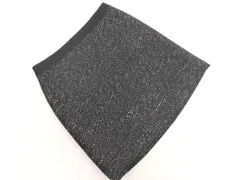 INDIVI インディヴィ 大きいサイズ ウール混 Aライン 台形 スカート size44/黒 ◇■ レディース