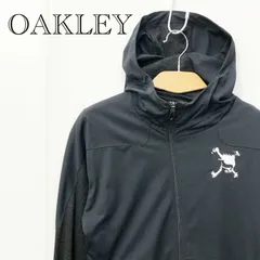 ＯＡＫＬＥＹ オークリー ＳＫＵＬＬ ＷＢ ＨＯＯＤＥＤ ＳＷＥＡＴＥＲ スカル フーディ ジャケット M ブラック 黒 異素材 メンズ