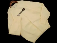 Rope Picnic ロペピクニック ロゴ ニット セーター size38/白 ◇■ レディース