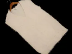 INGNI イング シャギー ニット ベスト sizeM/オフホワイト ◇■ レディース