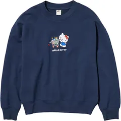 UNIQLO x Hello Kitty サンリオキャラクターズ スウェットシャツ 69NAVY L 481344