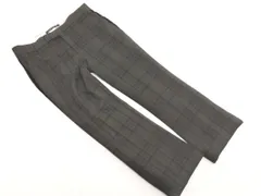 ZARA WOMAN ザラ ウーマン チェック スラックス パンツ sizeM/茶 ◇■ レディース