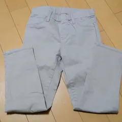 ユニクロ 110 長ズボン ロングパンツ グレー