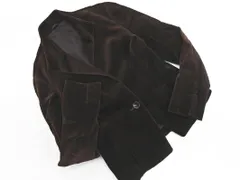 ANAYI アナイ ベロア テーラード ジャケット size36/茶 ◇■ レディース