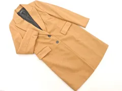 ZARA basic ザラ ベーシック ウール混 コート sizeM/キャメル ◇■ レディース
