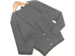 SHIPS シップス ウール100% Vネック カーディガン sizeM/グレー ◇■ レディース