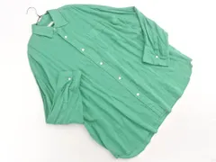 FREAK'S STORE フリークスストア リネン混 シャツ sizeF/緑 ■◇ レディース