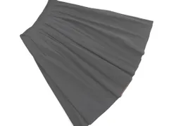 ZARA basic ザラ ベーシック タック Aライン 台形 スカート sizeS/黒 ■■ レディース