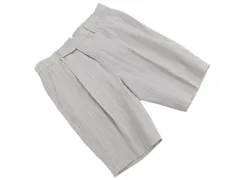 JOURNAL STANDARD relume ジャーナルスタンダードレリューム ウール混 ストライプ タック キュロット パンツ size36/グレー ◇■ レディース