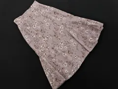 PROPORTION プロポーション ボディドレッシング 花柄 フレア スカート size2/ラベンダー ■■ レディース