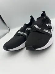 ▪️PUMA プーマ スニーカー 24cm ブラック SOFTFOAM+ 軽量 クロスベルト