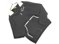 FILA フィラ ジップアップ 裏起毛 カットソー sizeL/黒 ◇■ レディース