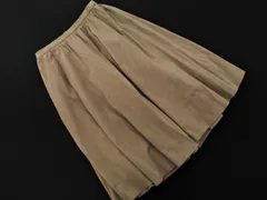 anatelier アナトリエ スウェード調 フレア スカート size38/ライトベージュ ◇■ レディース