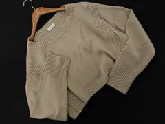 LOWRYS FARM ローリーズファーム ショート丈 ニット セーター sizeF/グレージュ ◇■ レディース
