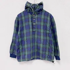 80s llbean 総柄アノラックパーカー 80s 80年代 エルエルビーン 紫 パープル プルオーバー│ヴィテージ古着