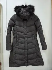 THE NORTH FACE ザ・ノース・フェイス 1211-14 レディース ウールバイカラー グースロングダウン チャコール ファー付きフード 85