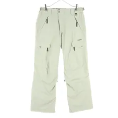 美品 O'NEILL オニール 裏地メッシュ 厚手 スノーボード パンツ M ライトカーキ スノーウエア メンズ 古着