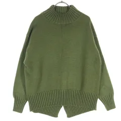 美品 ROPE PICNIC ロペピクニック 長袖 ハイネック セーター 38 カーキ レディース 古着