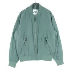 ZARA ザラ 長袖 ブルゾン S カーキ MA-1タイプ メンズ 古着