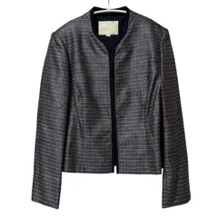 ZM1677 Yukiko Kimijima ユキコキミジマ ノーカラージャケット ラメツイード フォーマル セレモニー レディース 15サイズ