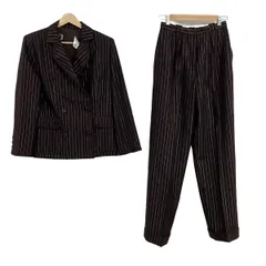 DIOR/ChristianDior(ディオール/クリスチャンディオール) レディースパンツスーツ サイズ2 M レディース美品  - ダークブラウン×ゴールド