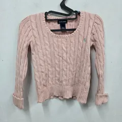 正規品/M(8/10) ラルフローレン キッズ ケーブル編み ニット