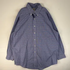 古着 ブルックスブラザーズ Brooks Brothers 長袖シャツ チェック 346 REGULAR FIT L  ブルー系 マルチカラー メンズ