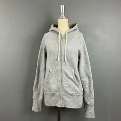 日本製 DRESSTERIOR Hoodie ドレステリア スウェット パーカー フーディー ジップアップ フルジップ ジャケット吊裏毛 ロゴ刺繍 グレー 灰 レディース 085-12002