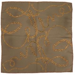 美品 エルメス カレ90 MONSIEUR ET MADAME ムッシュ＆マダム シルク