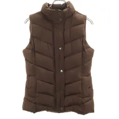 GAP ギャップ 中綿ベスト S ブラウン レディース 古着