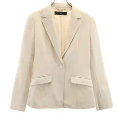 INED イネド 日本製 テーラードジャケット 11 ベージュ レディース 古着