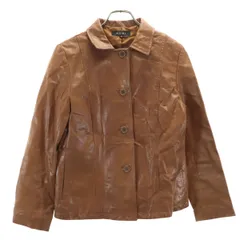 NEMI ネーミ レザージャケット 2 ブラウン レディース 古着