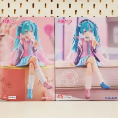 初音 ミク 愛しのブレーザー ヌードルストッパー 初回版 & ネイビー フィギュア セット
