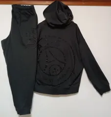 よいち様専用PARIS SAINT GERMAINパリサンジェルマン上下セットアップパーカースウェットパンツ墨黒サイズXL
