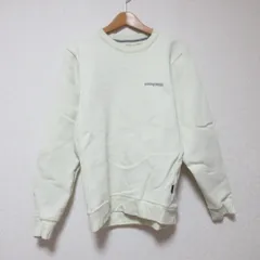 良品 Patagonia パタゴニア フィッツロイ アイコン アップライザル クルースウェットシャツ プルオーバー 39667 S アイボリー メンズ レディース 古着 中古 USED